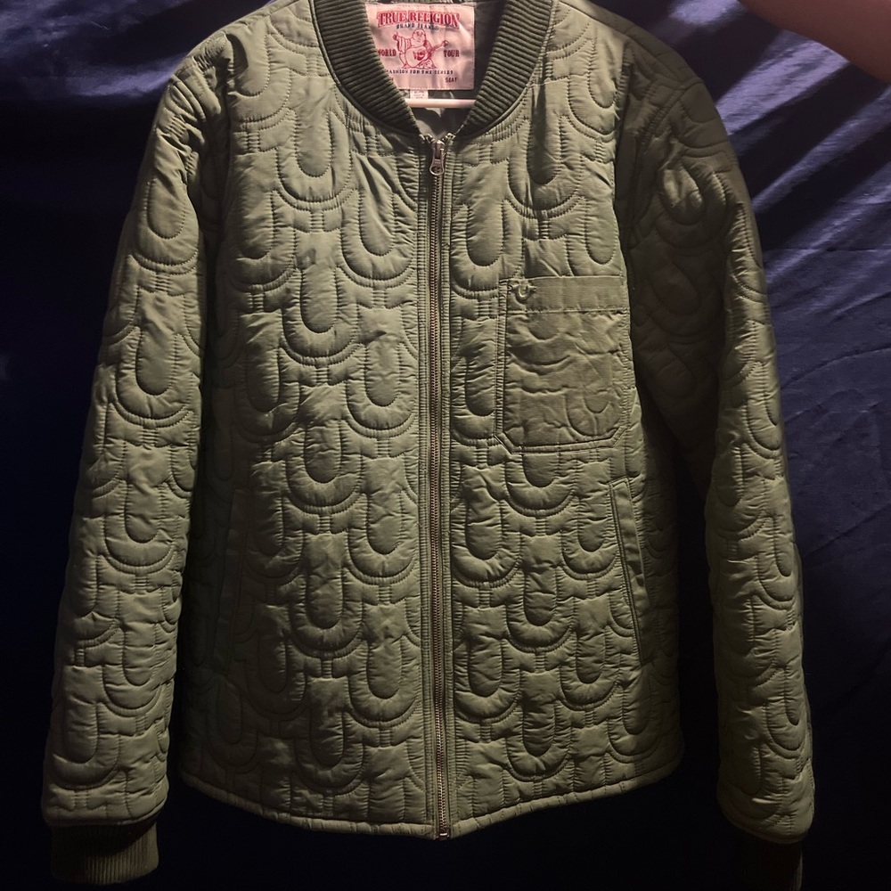 Green Quilted Jacket